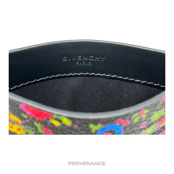 🔴 Givenchy 6CC Card Holder Wallet - Floral - Picture 9 of 9